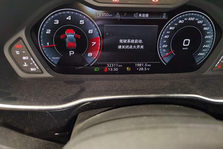 Used Audi Q3 2022 35 TFSI Fashion Dynamic Model Odometer Close Up