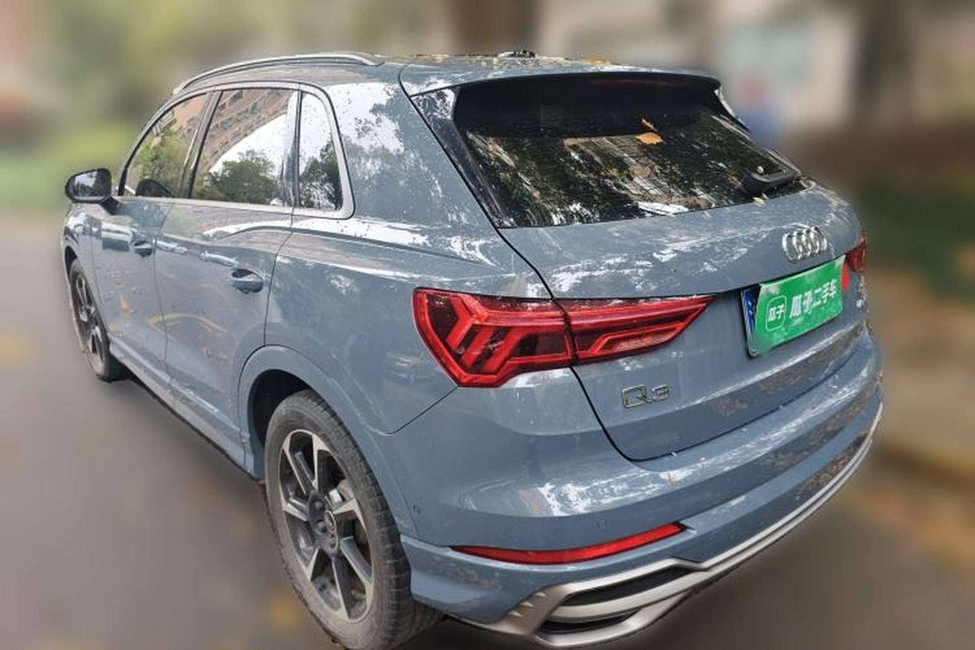 Used Audi Q3 2022 40 TFSI RS Package Performance Model Rear Left 45 Deg