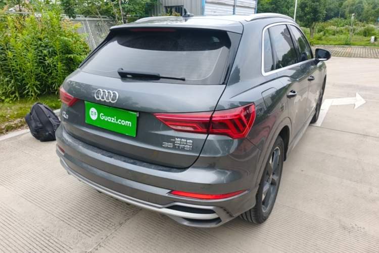 Used Audi Q3 2022 35 TFSI Fashion Dynamic Model Rear Right 45 Deg