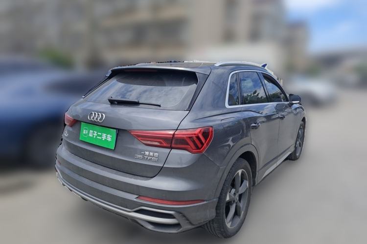 Used Audi Q3 2022 35 TFSI Fashion Dynamic Model Rear Right 45 Deg