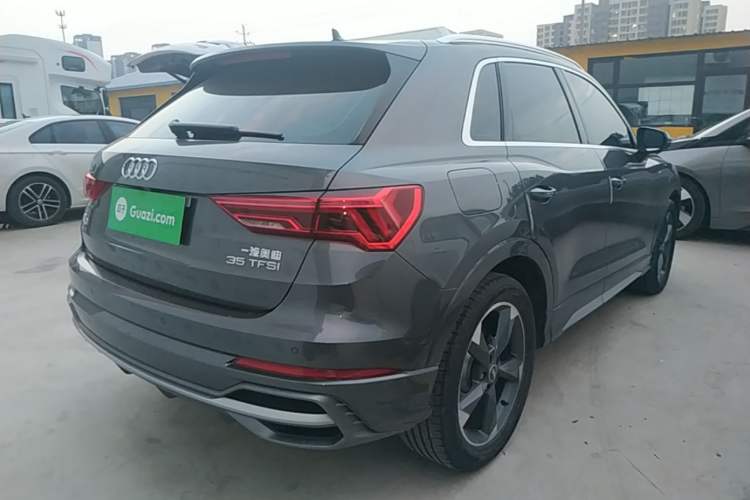 Used Audi Q3 2022 35 TFSI Fashion Dynamic Model Rear Right 45 Deg