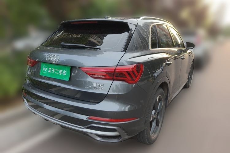 Used Audi Q3 2022 35 TFSI Fashion Dynamic Model Rear Right 45 Deg