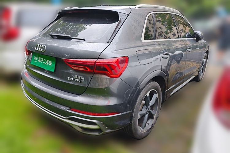 Used Audi Q3 2022 35 TFSI Fashion Dynamic Model Rear Right 45 Deg