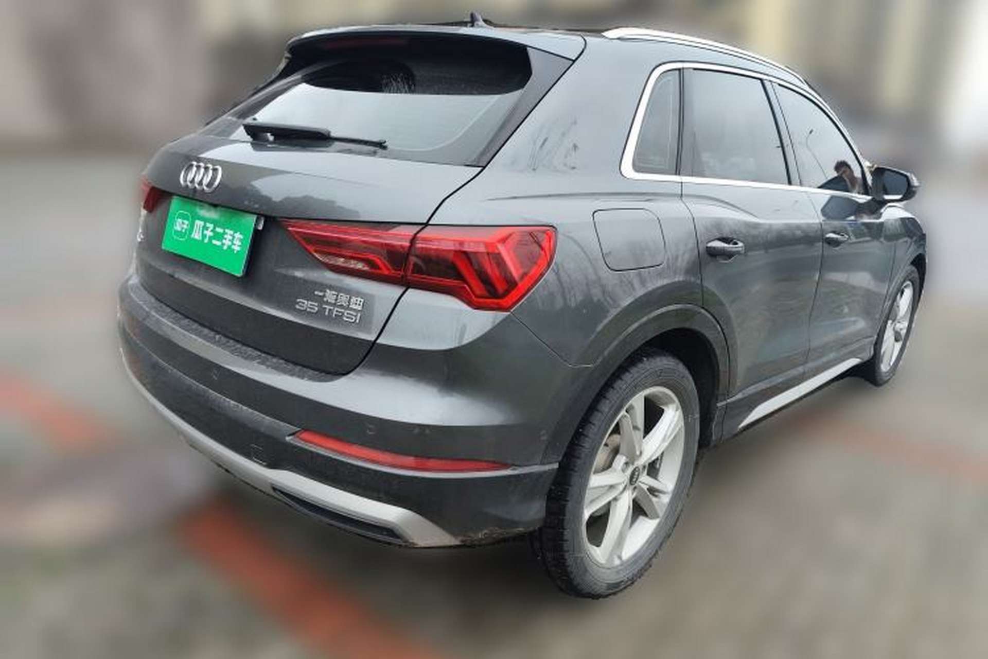 Used Audi Q3 2022 35 TFSI Fashionable and Elegant Model Rear Right 45 Deg