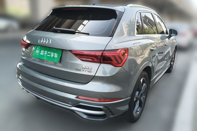 Used Audi Q3 2022 35 TFSI Fashion Dynamic Model Rear Right 45 Deg