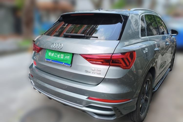 Used Audi Q3 2022 35 TFSI Fashion Dynamic Model Rear Right 45 Deg