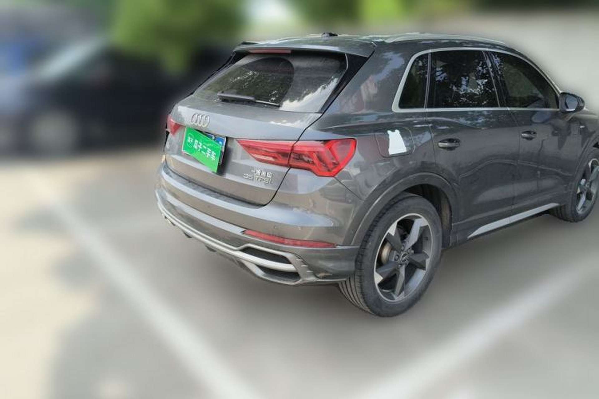 Used Audi Q3 2022 35 TFSI Fashion Dynamic Model Rear Right 45 Deg