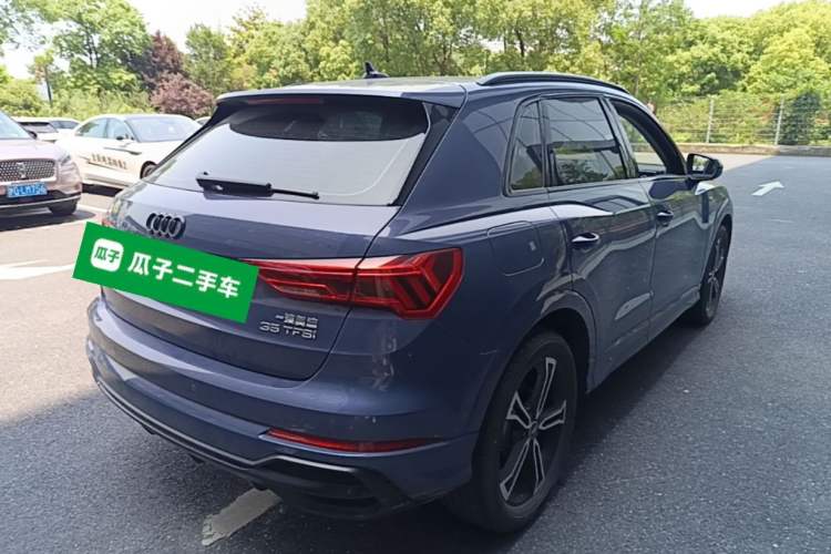 Used Audi Q3 2022 35 TFSI Fashion Dynamic Model Rear Right 45 Deg
