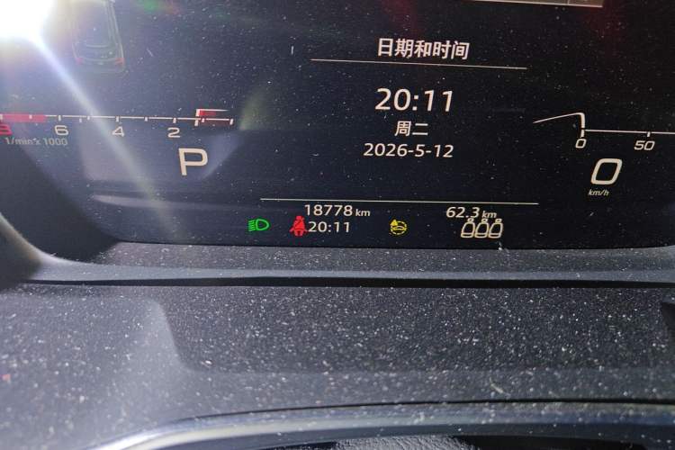Used Audi Q3 2022 35 TFSI Fashion Dynamic Model Odometer Close Up