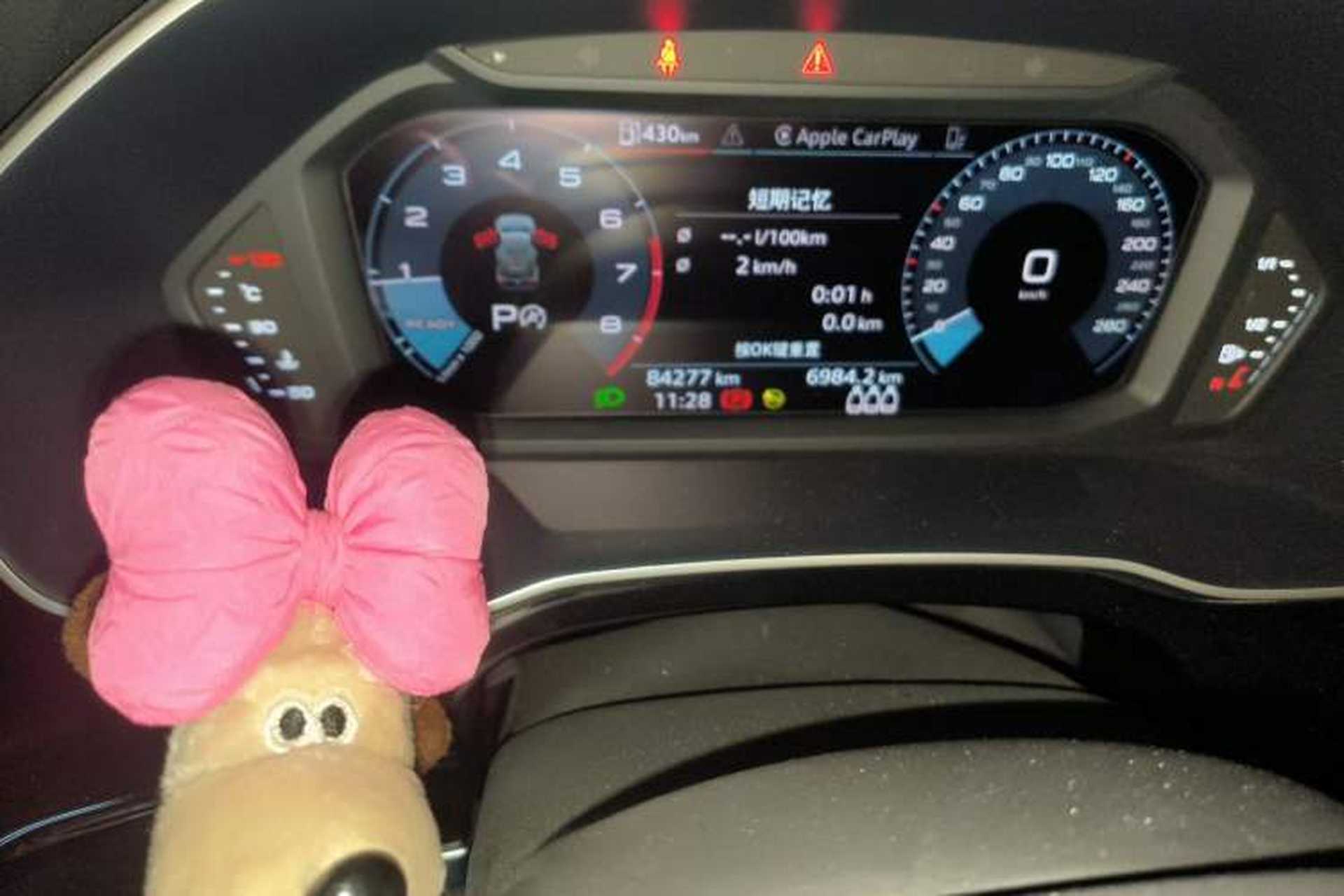 Used Audi Q3 2022 35 TFSI Fashion Dynamic Model Odometer Close Up