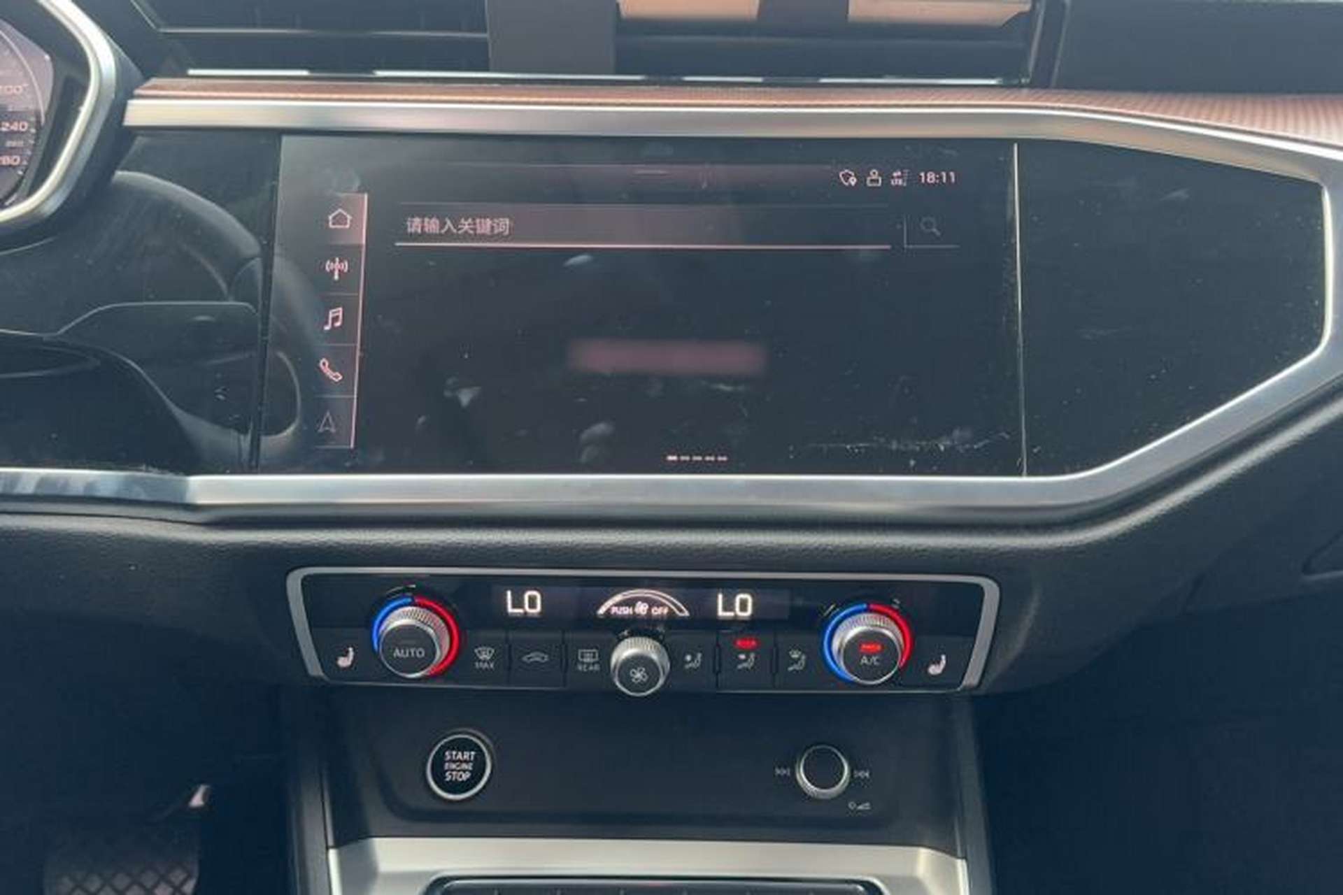 Used Audi Q3 2022 35 TFSI Fashionable and Elegant Model Audio And AC Panel