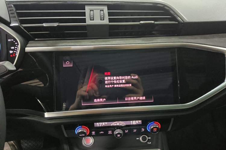 Used Audi Q3 2022 35 TFSI Progressive Dynamic Edition Audio And AC Panel