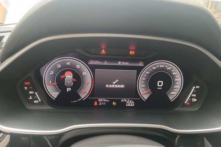 Used Audi Q3 2022 35 TFSI Fashionable and Elegant Model Instrument Cluster