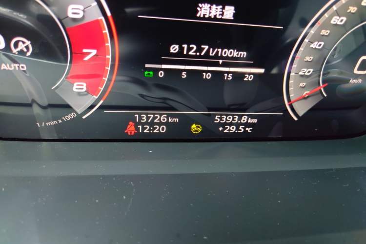 Used Audi Q3 2022 40 TFSI Fashion Dynamic Model Odometer Close Up