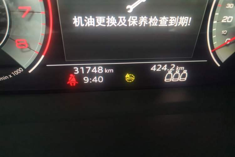 Used Audi Q3 2022 35 TFSI Fashion Dynamic Model Odometer Close Up
