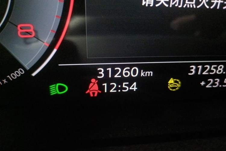 Used Audi Q3 2022 35 TFSI Fashion Dynamic Model Odometer Close Up