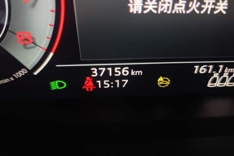 Used Audi Q3 2022 35 TFSI Fashion Dynamic Model Odometer Close Up