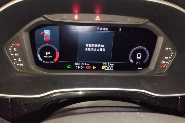 Used Audi Q3 2022 35 TFSI Fashion Dynamic Model Odometer Close Up