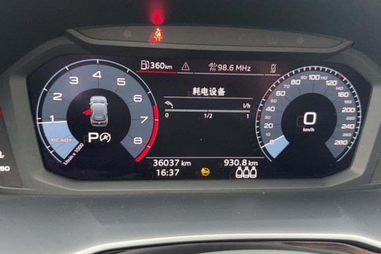 Used Audi Q3 2022 35 TFSI Progressive Dynamic Edition Odometer Close Up