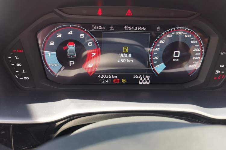 Used Audi Q3 2022 35 TFSI Progressive Dynamic Edition Odometer Close Up