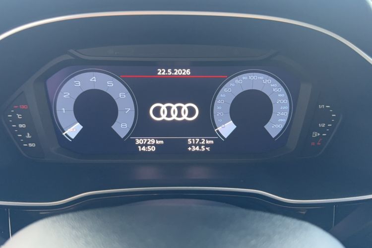 Used Audi Q3 2022 35 TFSI Fashion Dynamic Model Odometer Close Up