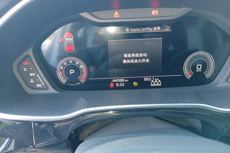 Used Audi Q3 2022 35 TFSI Fashion Dynamic Model Odometer Close Up