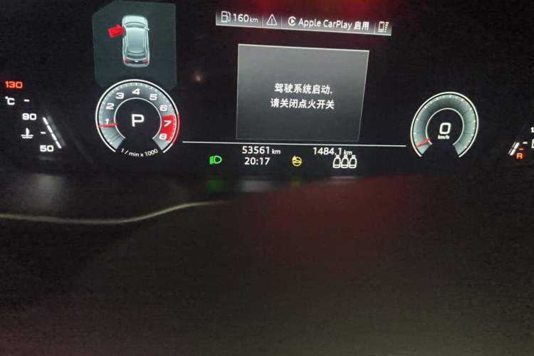 Used Audi Q3 2022 35 TFSI Fashion Dynamic Model Odometer Close Up