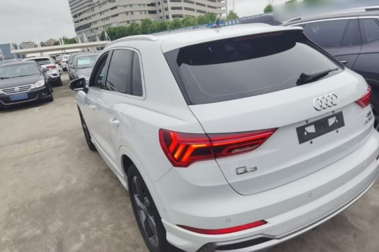 Used Audi Q3 2022 35 TFSI Fashion Dynamic Model Rear Left 45 Deg