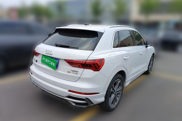 Used Audi Q3 2022 35 TFSI Fashion Dynamic Model Rear Right 45 Deg