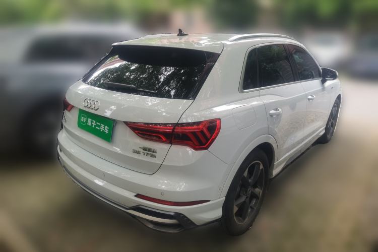 Used Audi Q3 2022 35 TFSI Fashion Dynamic Model Rear Right 45 Deg