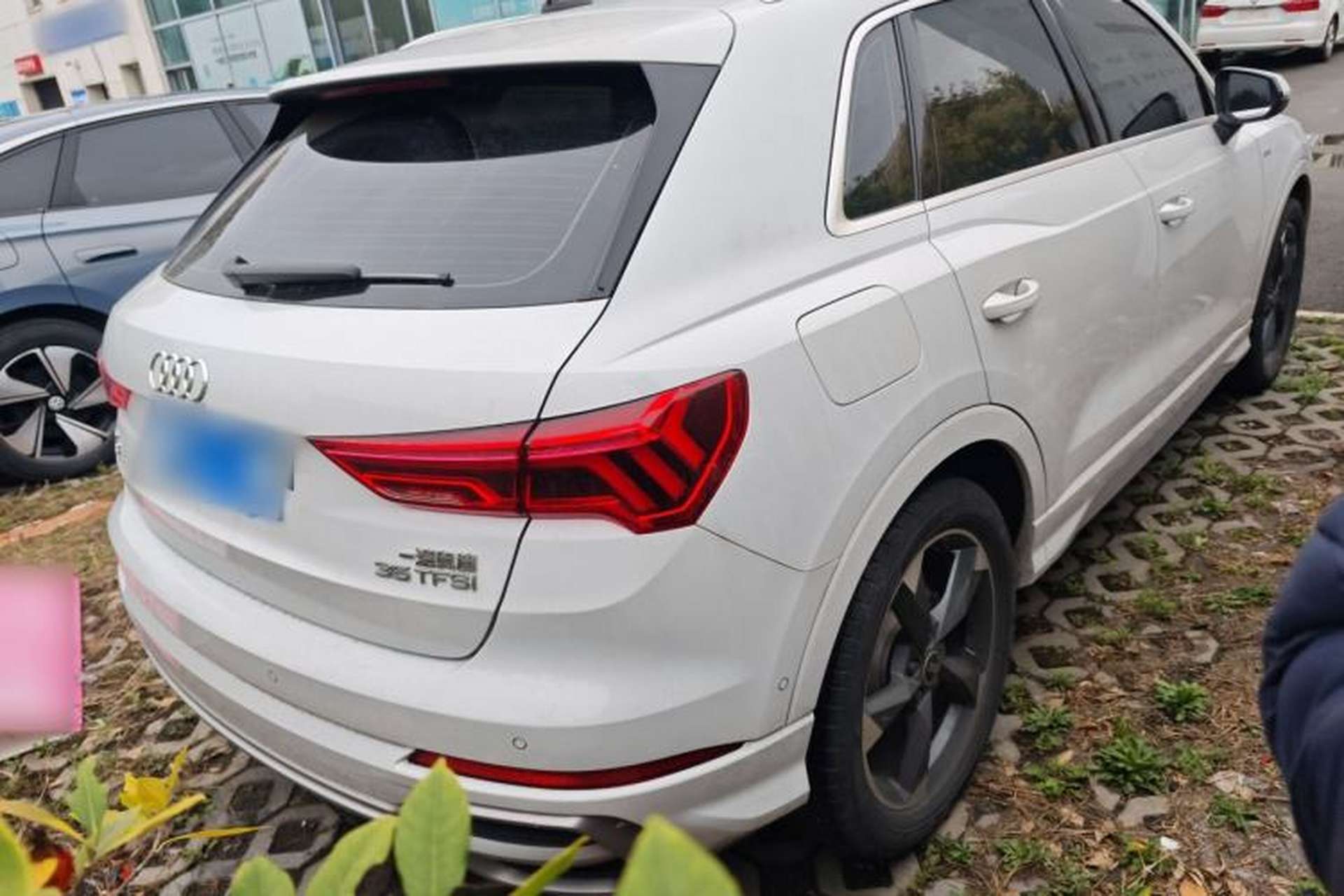 Used Audi Q3 2022 35 TFSI Fashion Dynamic Model Rear Right 45 Deg