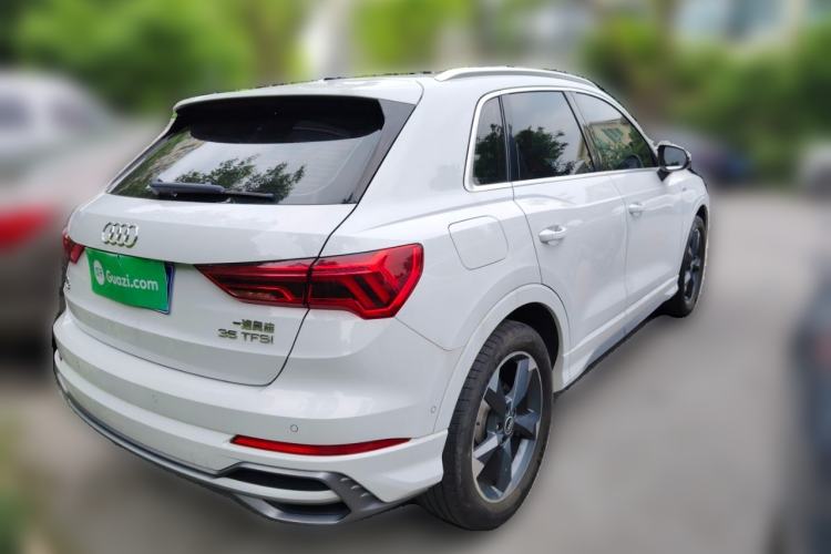 Used Audi Q3 2022 35 TFSI Fashion Dynamic Model Rear Right 45 Deg