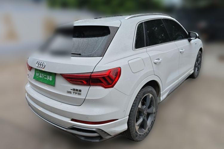 Used Audi Q3 2022 35 TFSI Fashion Dynamic Model Rear Right 45 Deg