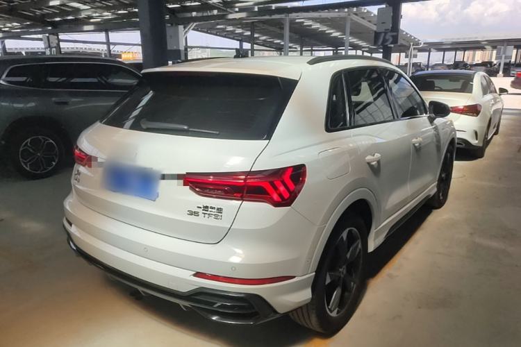 Used Audi Q3 2022 35 TFSI Fashion Dynamic Model Rear Right 45 Deg