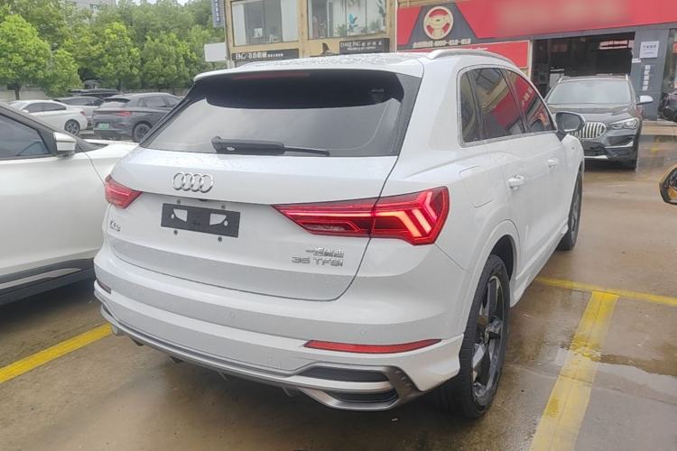 Used Audi Q3 2022 35 TFSI Fashion Dynamic Model Rear Right 45 Deg