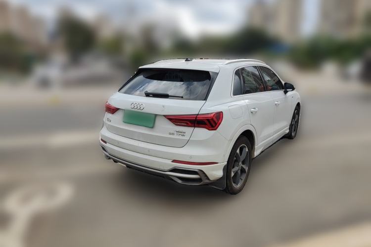 Used Audi Q3 2022 35 TFSI Fashion Dynamic Model Rear Right 45 Deg