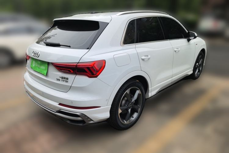 Used Audi Q3 2022 35 TFSI Fashion Dynamic Model Rear Right 45 Deg