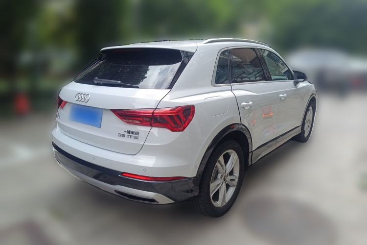 Used Audi Q3 2022 35 TFSI Fashionable and Elegant Model Rear Right 45 Deg