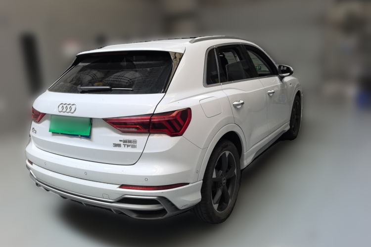 Used Audi Q3 2022 35 TFSI Fashion Dynamic Model Rear Right 45 Deg