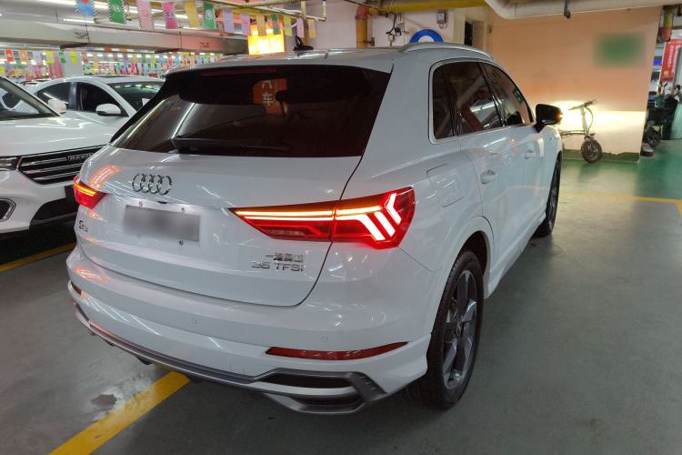 Used Audi Q3 2022 35 TFSI Fashion Dynamic Model Rear Right 45 Deg