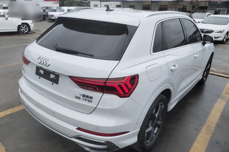 Used Audi Q3 2022 35 TFSI Fashion Dynamic Model Rear Right 45 Deg