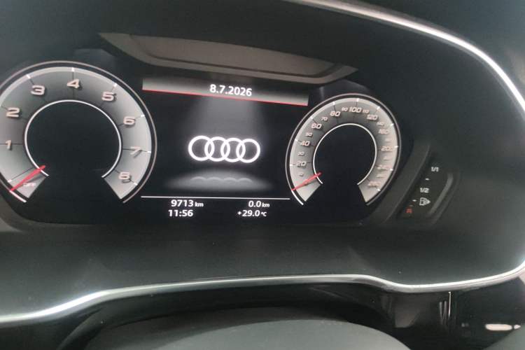 Used Audi Q3 2023 Updated 45 TFSI quattro Stylish and Dynamic Edition Odometer Close Up