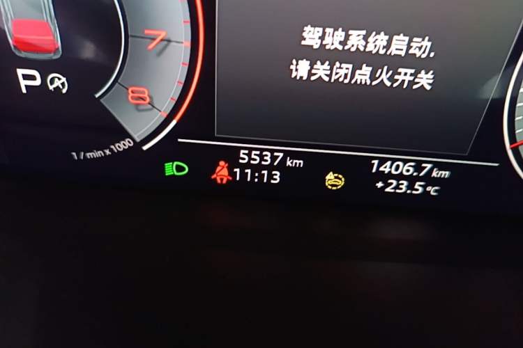 Used Audi Q3 2023 35 TFSI Fashion Dynamic Model (1.4T) Odometer Close Up