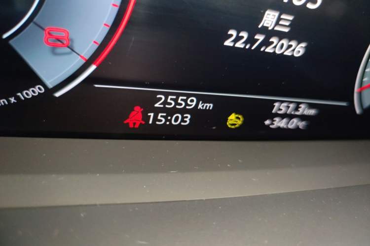 Used Audi Q3 2023 45 TFSI quattro Fashion Dynamic Edition Odometer Close Up