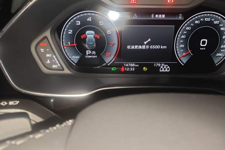 Used Audi Q3 2024 40 TFSI Fashion Dynamic Model Odometer Close Up