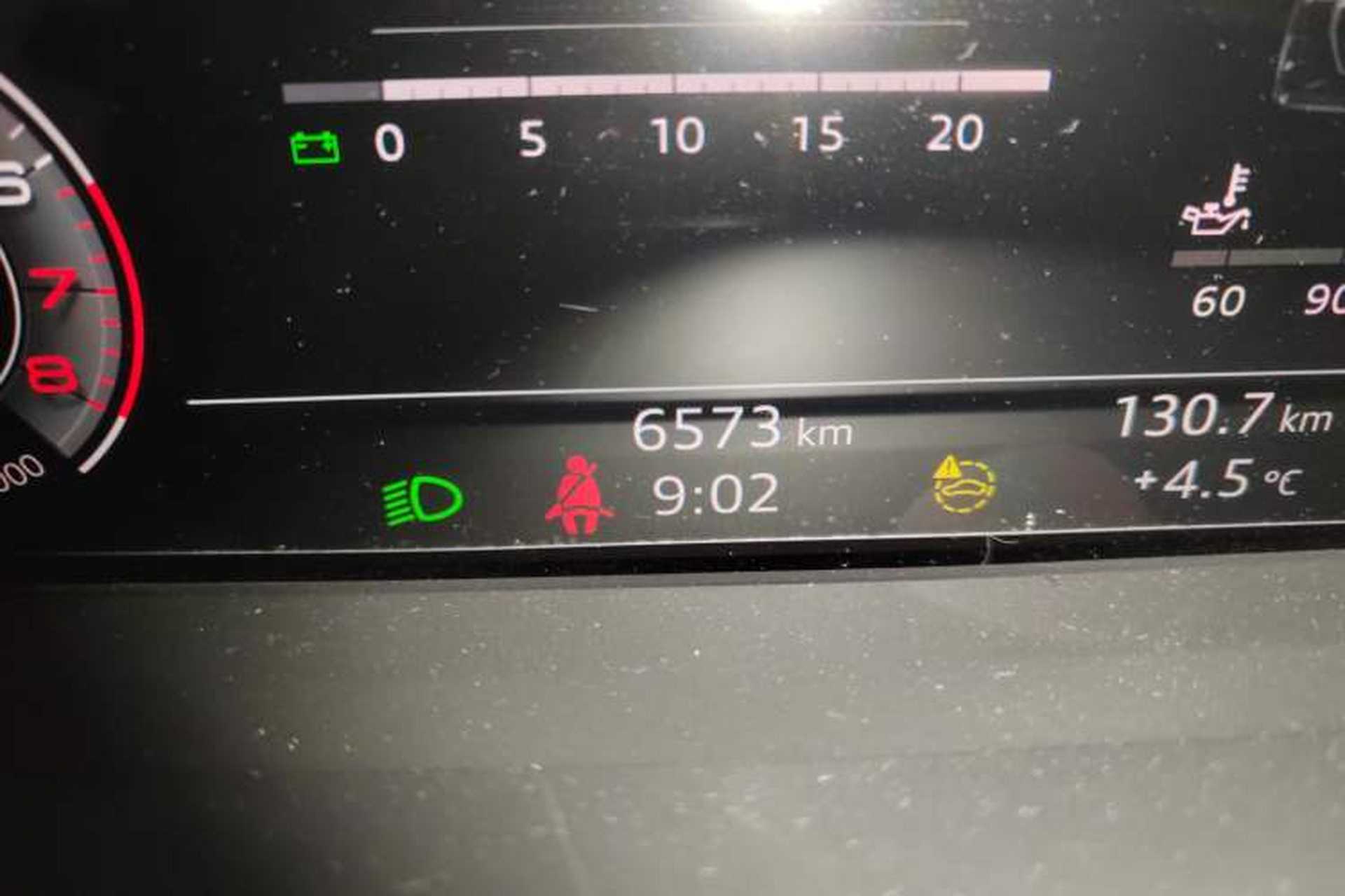 Used Audi Q3 2024 40 TFSI Fashion Dynamic Edition Launch Special Edition Odometer Close Up