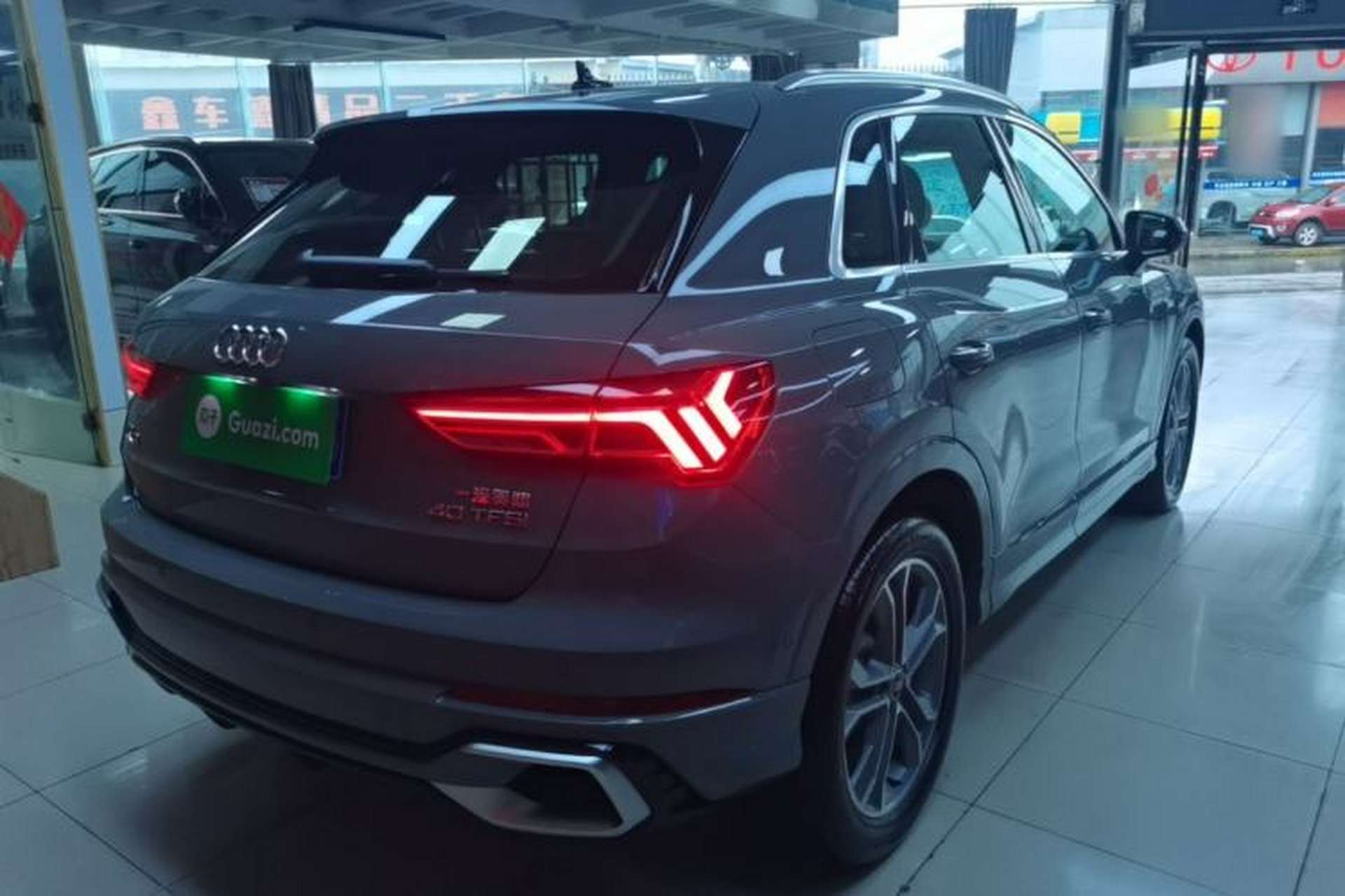 Used Audi Q3 2024 40 TFSI Fashion Dynamic Model Rear Right 45 Deg