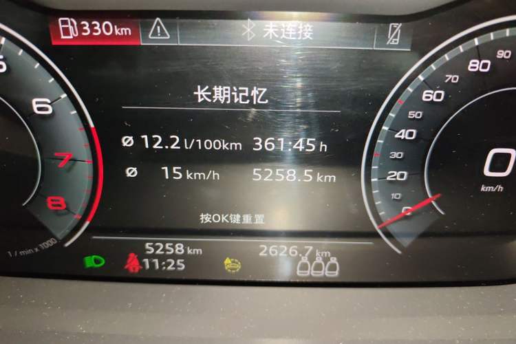 Used Audi Q3 2024 35 TFSI Fashion Dynamic Edition Odometer Close Up