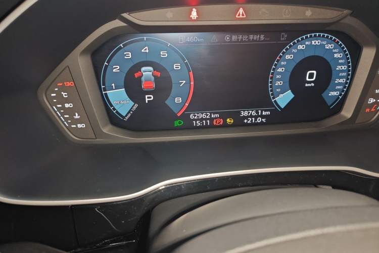 Used Audi Q3 2024 35 TFSI Advanced Style Edition Odometer Close Up