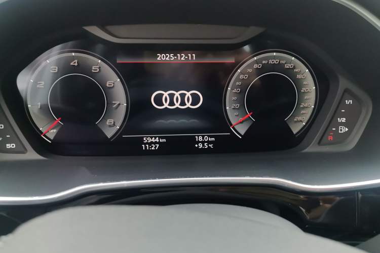 Used Audi Q3 2024 40 TFSI Fashion Dynamic Model Odometer Close Up